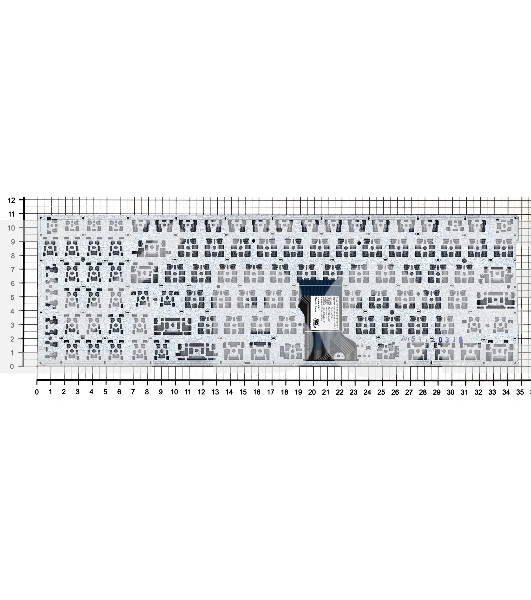 Клавиатура для ноутбука Asus Q552 черная с подсветкой