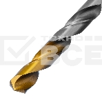 Сверло спиральное по металлу 12 x 205 мм, Р6М5, Golden Tip, удлиненное Denzel, фото6