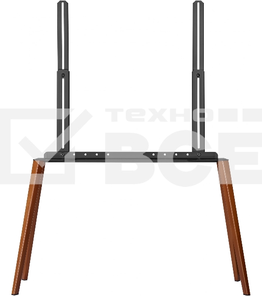 Подставка для телевизора Cactus CS-ST3646BKWN черный/орех 49