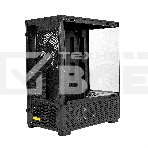 Компьютерный корпус Minitower ExeGate i3 SEA (mATX, БП 700NPX, 2*USB+1*USB 3.0, HD аудио, черный, 1 вент. 12см с RGB подсветкой, передняя и боковая панели - закаленное стекло), фото4
