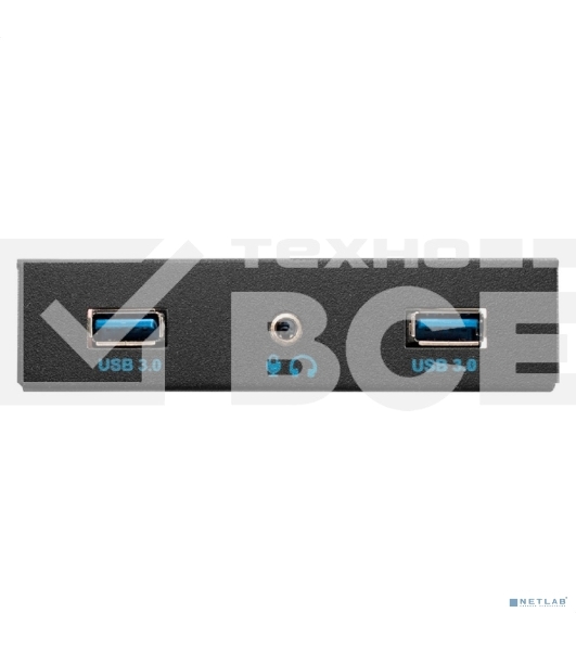 Планка USB на переднюю панель ExeGate U3H-627S, 3,5