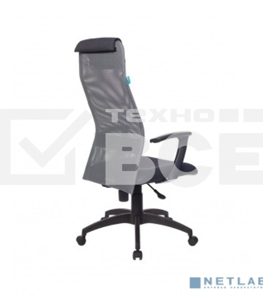 Кресло руководителя Бюрократ KB-8N/DG/TW-12 серый TW-04 TW-12 сетка
