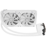 Система жидкостного охлаждения PcCooler DA240 WH ARGB Soc-AM5/AM4/1200/1700/1851 белый 4-pin Al+Cu 270W Ret (DA240-WHAWXX-GL), фото5