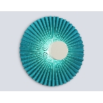 Настенный светильник Ambrella light LH72651 WH/GR белый/бирюзовый 6W 3000K D300*100, фото8