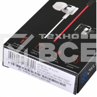 Наушники Oklick HP-S-210 1.1м красный