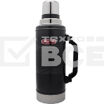 Термос Арктика 106-2200Р черный, узкое горло 2,2 л + ручка Узкое горло, 2,2 л, американский дизайн, ударопрочное, износостойкое покрытие 