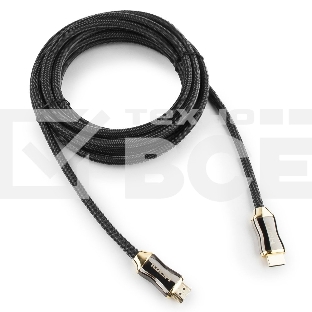 Кабель Cablexpert HDMI, серия Platinum, 4,5 м, v2.0, M/M, позол.разъемы, металлический корпус, нейлоновая оплетка, блистер