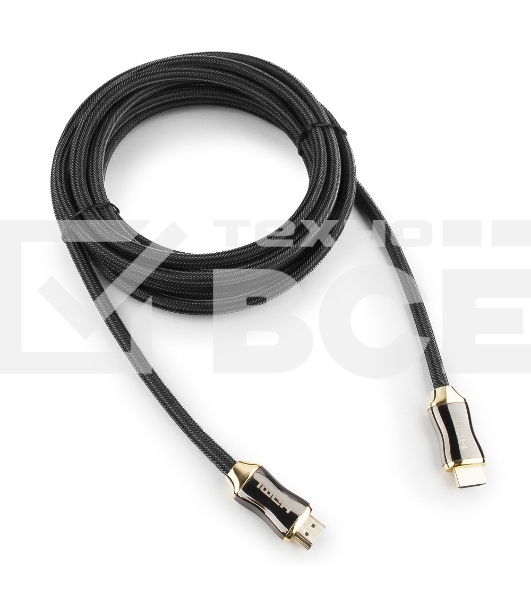 Кабель Cablexpert HDMI, серия Platinum, 4,5 м, v2.0, M/M, позол.разъемы, металлический корпус, нейлоновая оплетка, блистер