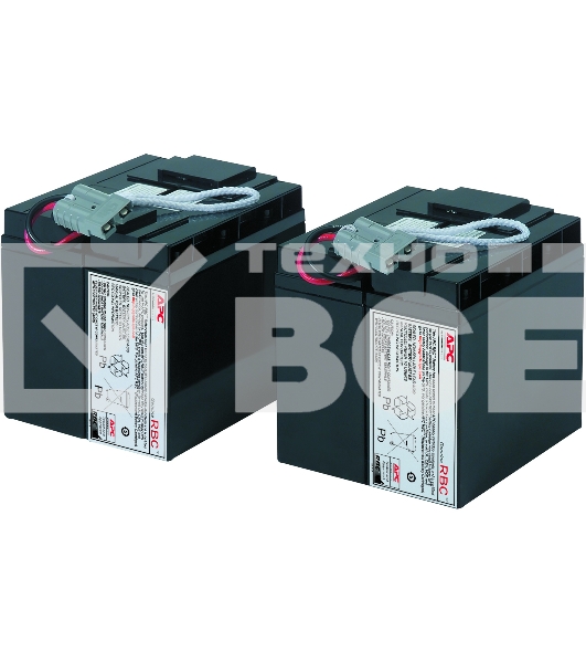 Батарея для ИБП APC RBC55 APC Replacement Battery Cartridge (2 шт. в уп-ке)