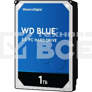 Жесткий диск Western Digital 1Tb 7200rpm WD10EZEX Original SATA-III Caviar Blue 64Mb 3.5