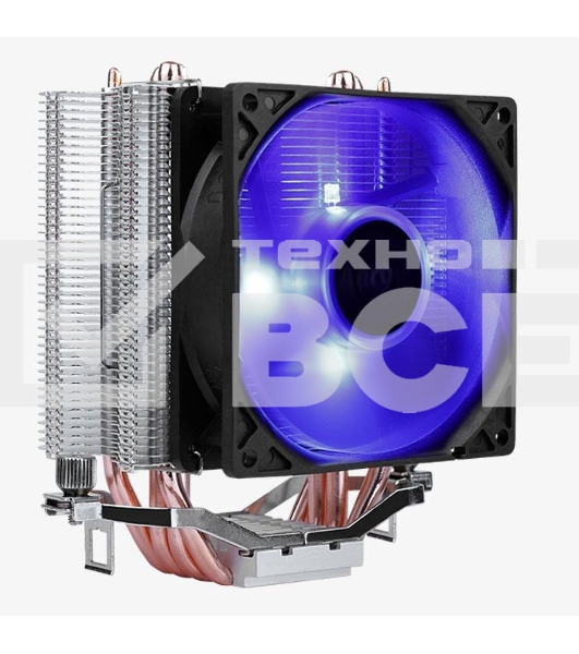Кулер для процессора AeroCool / Formula Verkho 4 Lite серебристый, 90 мм, алюминий/медь, 2000 об/мин, 27 дБ, 4 pin, 125 Вт, 135 мм