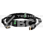 Кабель GCR 10.0m HDMI версия 2.0, HDR 4:2:0, Ultra HD, 4K 60 fps 60Hz/5K*30Hz, 3D, AUDIO, 18.0 Гбит/с, 28/28 AWG, OD7.8мм, тройной экран, черный нейлон, AL корпус черный, фер.кольца, GCR-53191 GCR Кабель 10.0m HDMI версия 2.0, HDR 4:2:0, Ultra HD, 4K 60 f, фото3