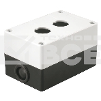 Корпус КП102 Iek BKP10-2-K01 для кнопок 2места белый, фото2