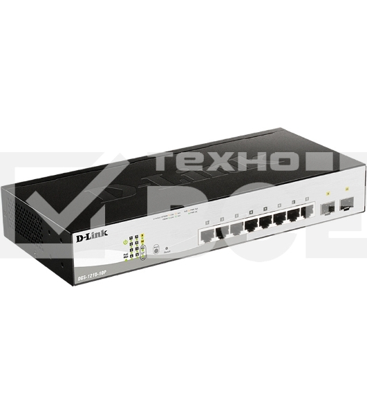 Коммутатор D-Link DGS-1210-10P/F3A 8G управляемый