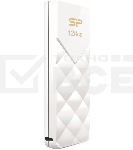 Флешка USB 128Gb Silicon Power Blaze B03, USB 3.2, Белый