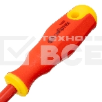 Набор отверток Сибртех диэлектрических до 1000в тестер crv двухкомпонентные рукоятки (7 шт.), фото3