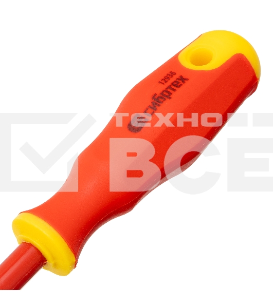 Набор отверток Сибртех диэлектрических до 1000в тестер crv двухкомпонентные рукоятки (7 шт.)