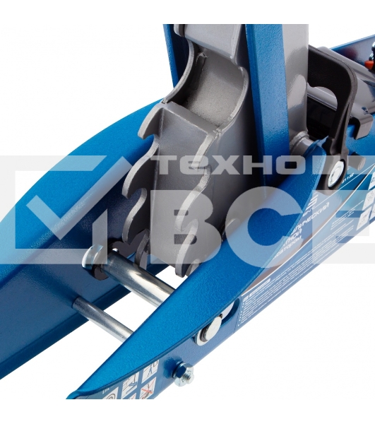 Домкрат STELS 51132гидравлический подкатной с фиксатором 2.5 т safety pin 140-385мм в кейсе