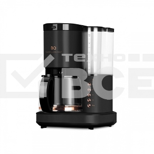 Кофеварка капельная BQ CM7002 Black-Rose Gold со встроенной кофемолкой, исп. кофе - молотый/зерновой, 1.25 л, 800 Вт.