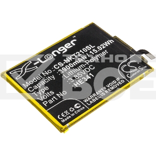 Аккумулятор CS-NKT210SL HE341 HE338 для Nokia 2.1 TA-1029 3.85V / 3900mAh / 15.02Wh