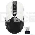 Мышь беспроводная A4Tech Fstyler FG12 белый/черный, 1200 dpi, радиоканал, USB, кнопки - 3, фото3