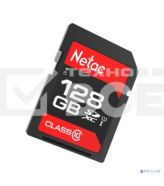 Флеш карта Netac P600 SDHC 128GB U1/C10 up to 80MB/s, retail pack