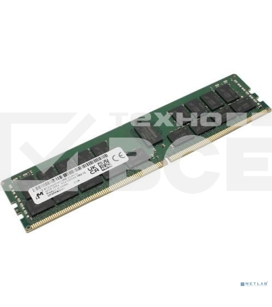 Оперативная память Crucial, DDR4, 32GB (1x32 GB), 3200 MHz, CL22, ECC, RDIMM, OEM