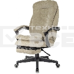 Кресло руководителя Бюрократ T-9950MSG-F Fabric песочный Light-21, крестов. пластик, подст. для ног, фото27