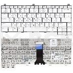 Клавиатура для ноутбука Dell XPS M1210 серебристая, фото5