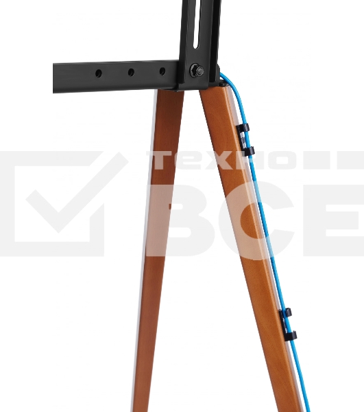 Подставка для телевизора Cactus CS-ST3646BKWN черный/орех 49