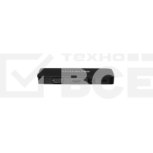 Док-станция ORIGO USB-C, 4xUSB 3.0, 1xUSB-C/PD 3.0, 1x1000Base-T, 1xHDMI, 1xVGA, слот SD/TF/microSD, 1x3,5мм TRRS