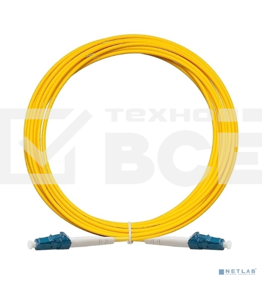 Патч-корд волоконно-оптический ExeGate FC-S-9-LC-LC-10M-LSZH (Шнур ВО SM 9/125 (OS2/G.652.D), LC/UPC-LC/UPC, Simplex, LSZH, 10м)