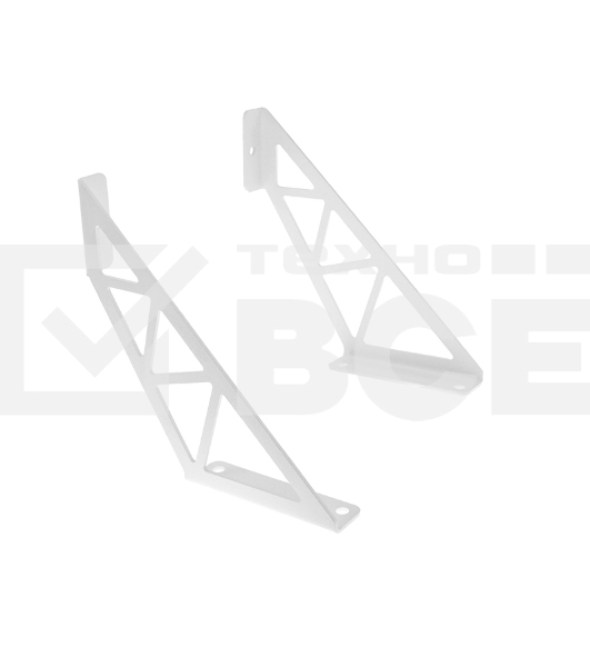 Кронштейн Rexant в стиле лофт для крепления полок, настенный, белый