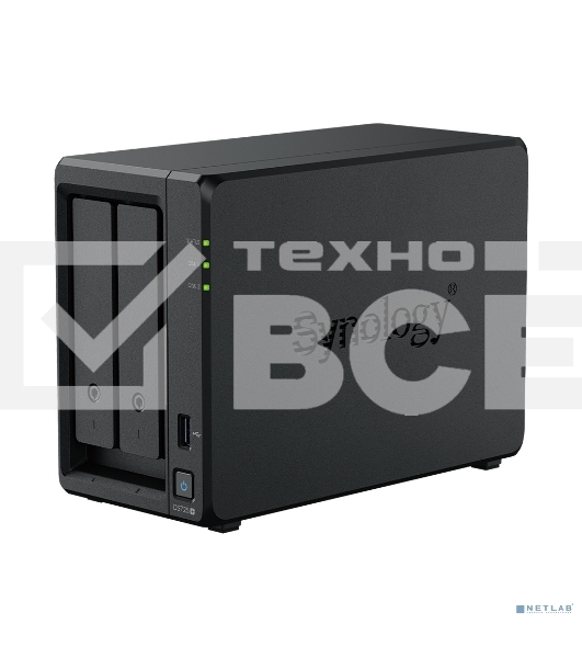 СХД настольное исполнение 2BAY NO HDD DS725+ SYNOLOGY