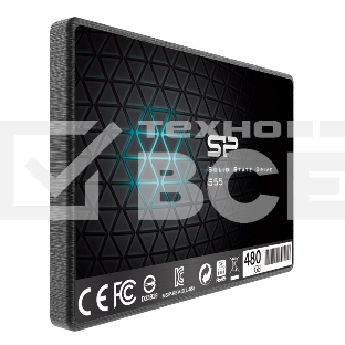 Накопитель SSD Silicon Power Slim S55, 480Gb, SATA, 2.5