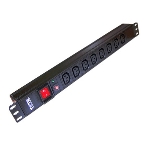 Блок распределения питания Lanmaster TWT-PDU19-10A8C3 гор.размещ. 8xC13 базовые 10A C14, фото 1