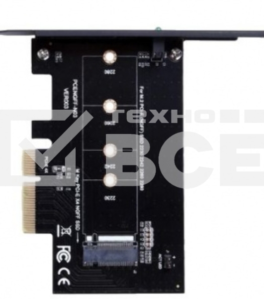 Адаптер Noname PCI-E M.2 NGFF for SSD Bulk