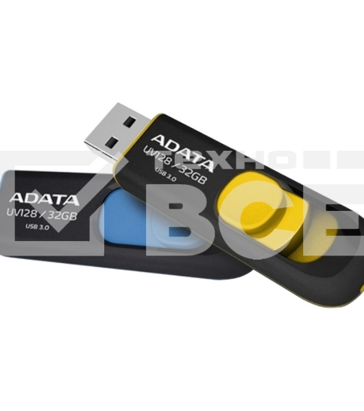 Флеш диск AData 32Gb UV128 AUV128-32G-RBE USB3.0 синий/черный