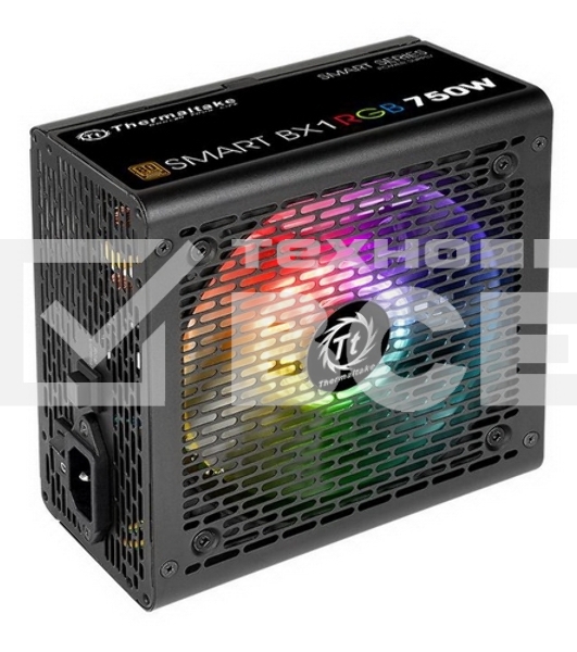 Блок питания Thermaltake Smart PS-SPR-0750NHSABE-1, 750Вт, 80 PLUS Bronze, 120мм, черный