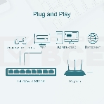 Коммутатор роутер TP-Link LS1005, 5 портов Ethernet 100 Мбит/с, фото8