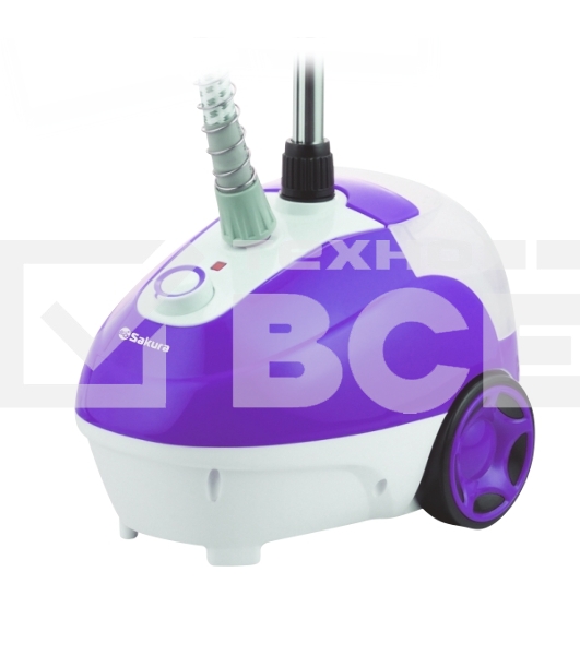 Отпариватель Sakura SA-3900P бел/фиолет 1,5л 1700Вт
