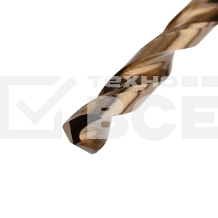 Сверло по металлу Kranz Кобальт 2 мм, сталь HSS-Co 5 % M35 P6M5K5 DIN 338 (2 шт./уп.)