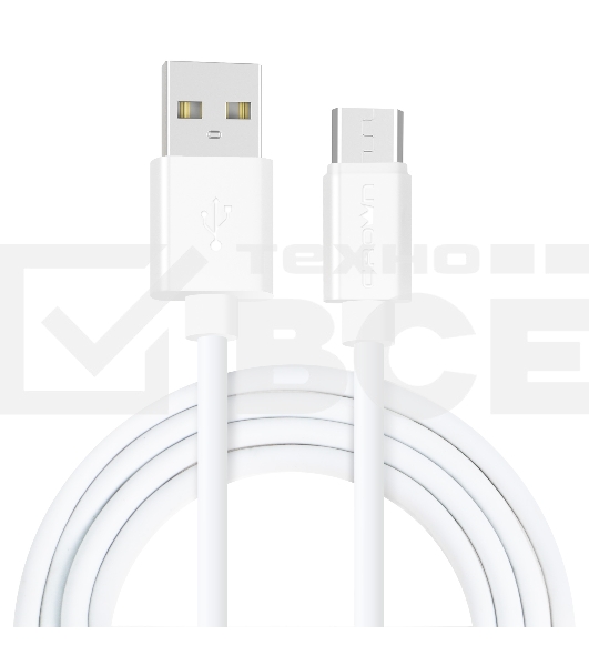 Кабель Crown USB - microUSB CMCU-3012M белый