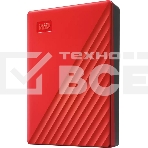 Накопитель Portable HDD 5TB WD My Passport (Red), USB 3.2 Gen1, 107x75x19mm, 210g /12 мес./, фото11