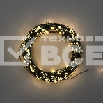 Гирлянда Роса с контроллером 100м, 1000LED, IP20, 230В, зеленый провод, теплое белое свечение, фото2