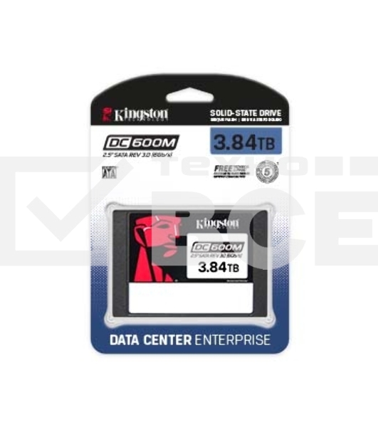Накопитель SSD Kingston SSD DC600M, 3840GB, SATA III, 2.5