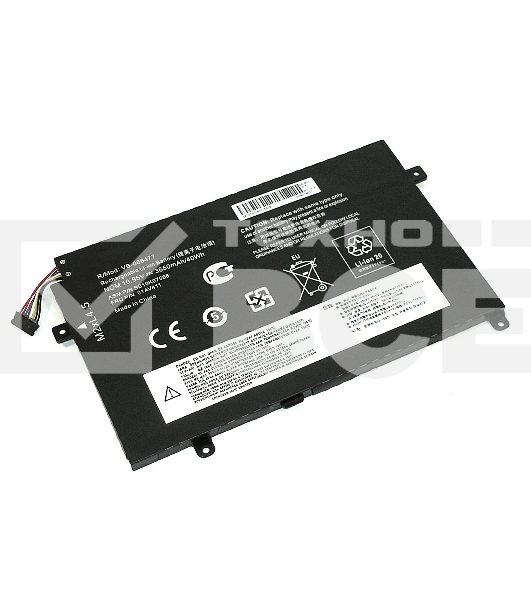 Аккумуляторная батарея для ноутбука Lenovo E470, E475 10,95V 3650mAh OEM