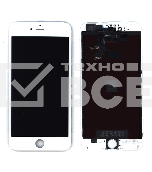 Дисплей Amperin для Apple iPhone 6 Plus в сборе с тачскрином (IPS), белый