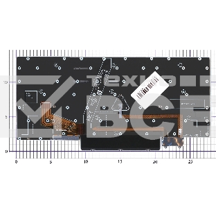 Клавиатура для ноутбука Lenovo Thinkpad X1 Carbon 10th Gen 2022 черная с подсветкой