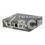 Неуправляемый коммутатор D-Link DGS-1005P/B3A с 5 портами 10/100/1000Base-T (4 порта PoE 802.3af/at, PoE-бюджет 60 Вт), фото6